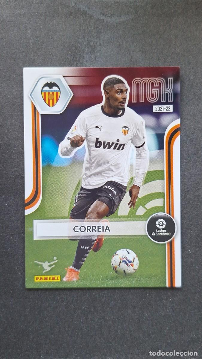 Cromos de f&uacute;tbol: L1 CORREIA VALENCIA C. F. 328 PANINI MEGACRACKS 2021 2022 21 22