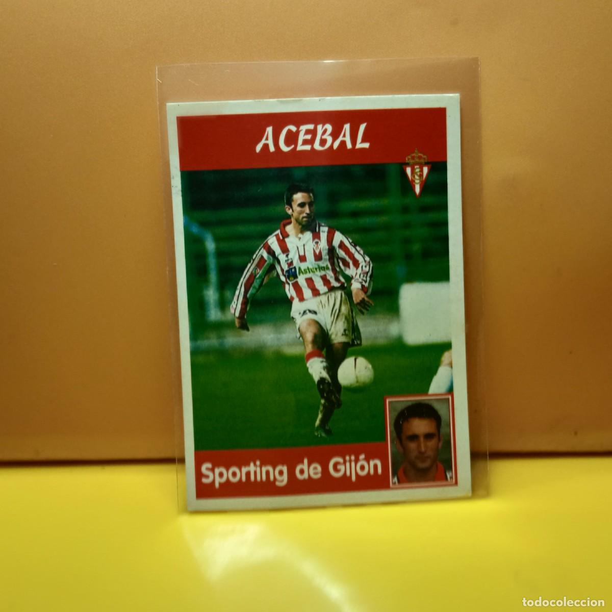 Cromos de f&uacute;tbol: PANINI SPORTS; MEGACRACKS 1997 1998 97 98 SPORTING DE GIJ&Oacute;N ACEBAL 229