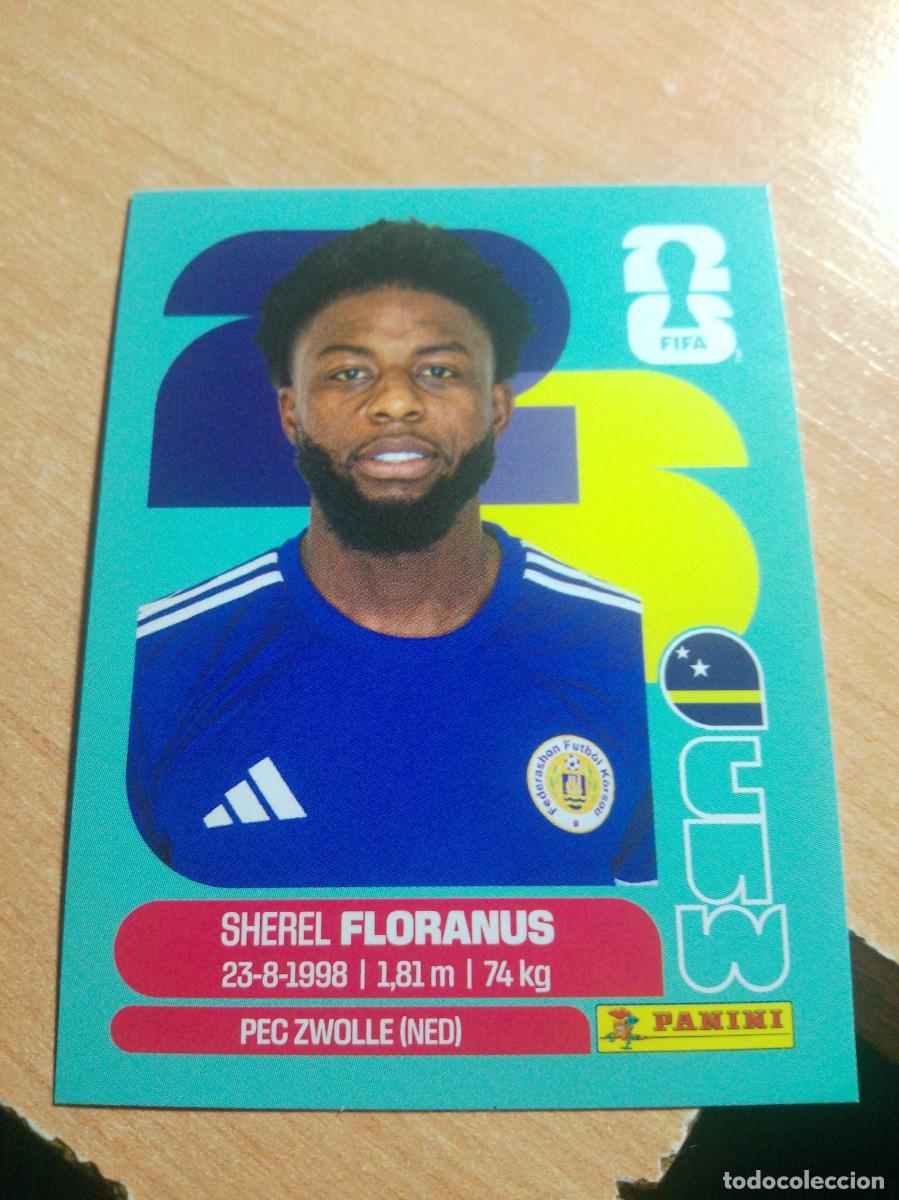 Cromos de f&uacute;tbol: CUW 4 SHEREL FLORANUS CURA&Ccedil;AO MUNDIAL FIFA WORLD CUP 2026 26 PANINI STICKERS NUEVO