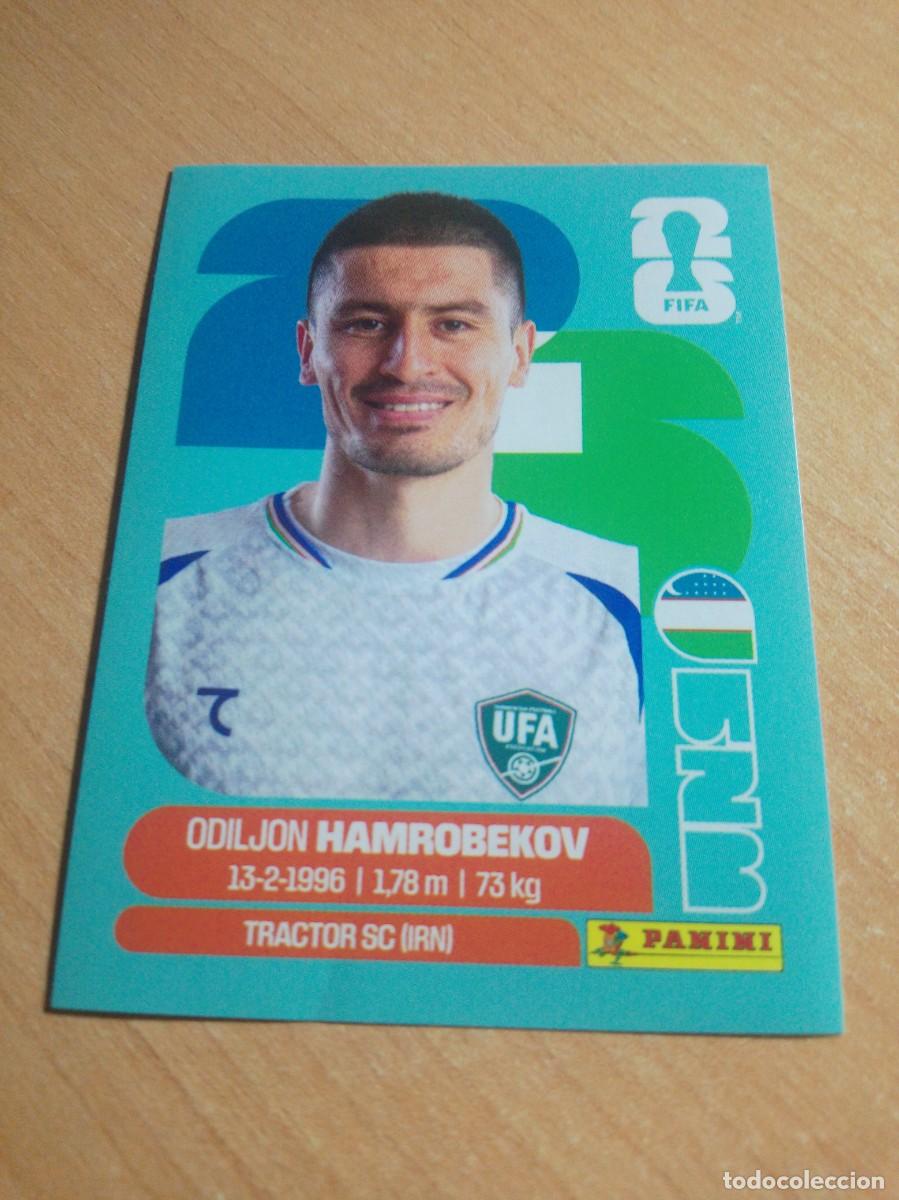 Cromos de f&uacute;tbol: HAMROBEKOV UZBEKISTAN UZB 10 MUNDIAL FIFA WORLD CUP 2026 26 PANINI STICKERS NUEVO