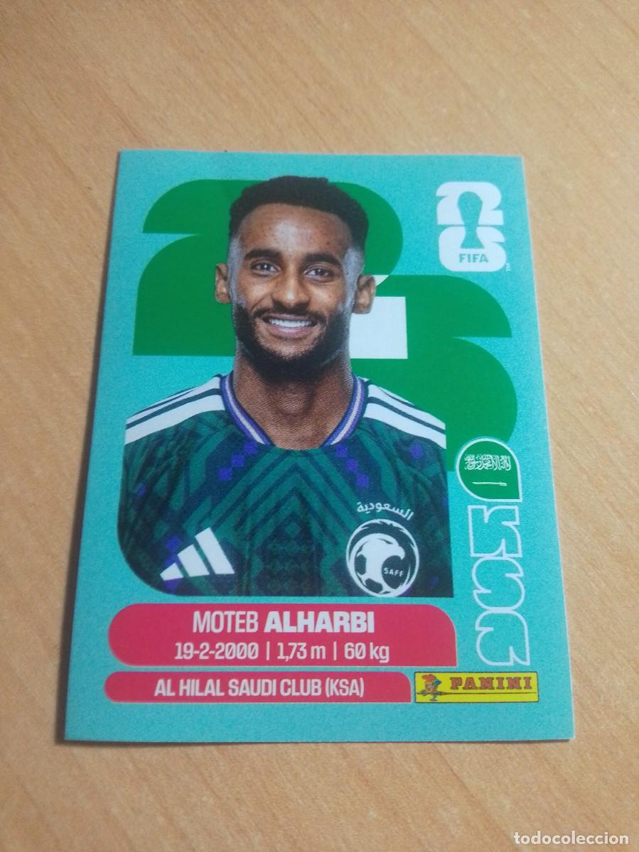 Cromos de f&uacute;tbol: ALHARBI ARABIA SAUD&Iacute; KSA 7 MUNDIAL FIFA WORLD CUP 2026 26 PANINI STICKERS NUEVO
