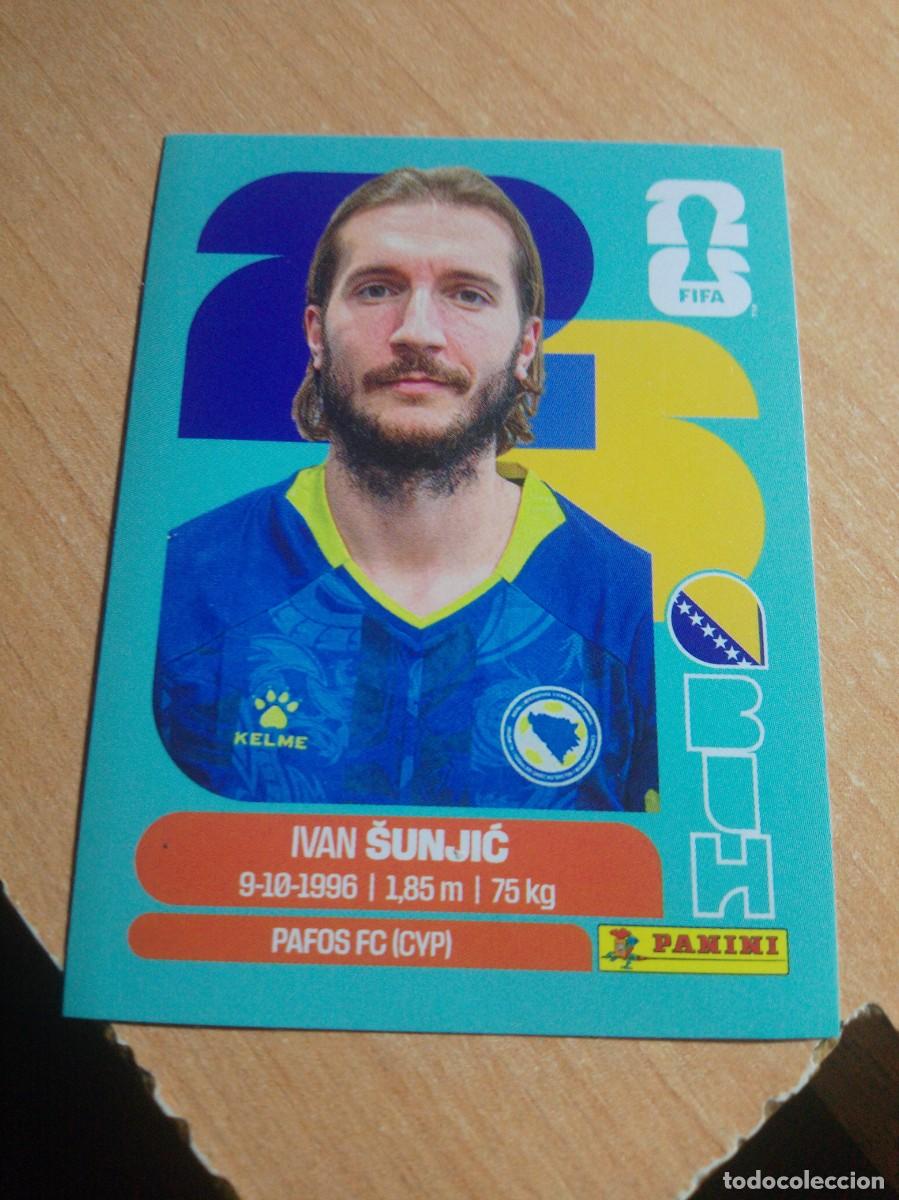 Cromos de f&uacute;tbol: &Scaron;UNJIĆ BOSNIA HERCEGOVINA BIH 11 MUNDIAL FIFA WORLD CUP 2026 26 PANINI STICKERS NUEVO