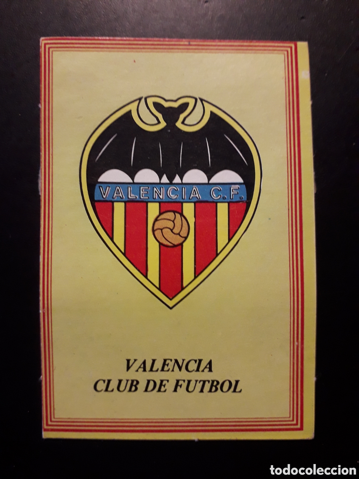Cromos de f&uacute;tbol: ESCUDO VALENCIA CF SUPER F&Uacute;TBOL 84. 83-84 1983-1984 ROLL&Aacute;N, DESPEGADO PEDIDO M&Iacute;NIMO 3&euro;