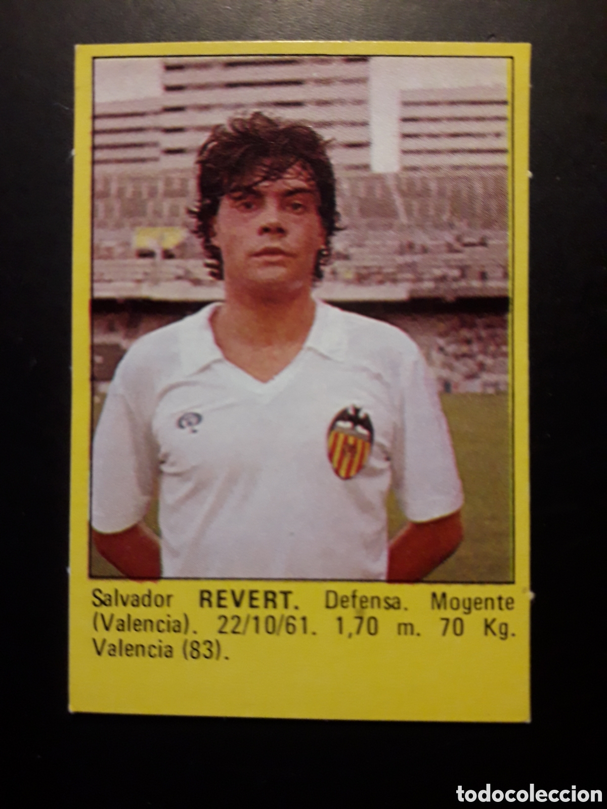 Cromos de f&uacute;tbol: REVERT (ERROR, ES SIXTO) VALENCIA CF SUPER F&Uacute;TBOL 84 83-84 1983-1984 ROLL&Aacute;N DESPEG PEDIDO M&Iacute;NIMO 3&euro;