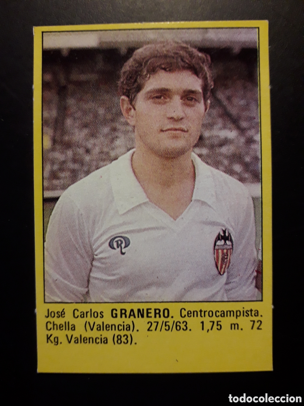 Cromos de f&uacute;tbol: GRANERO (ERROR, ES REVERT) VALENCIA CF SUPER F&Uacute;TBOL 84 83-84 1983-1984 ROLL&Aacute;N DESPEG PEDIDO M&Iacute;NIM 3&euro;