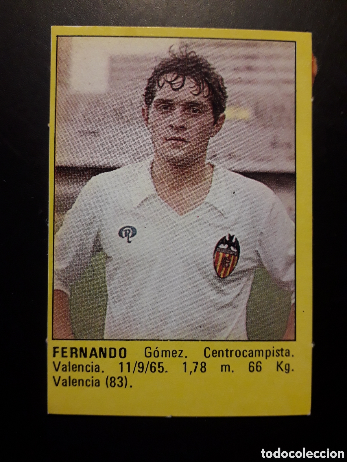 Cromos de f&uacute;tbol: FERNANDO (ERROR, ES REVERT) VALENCIA CF SUPER F&Uacute;TBOL 84 83-84 1983-1984 ROLL&Aacute;N DESP PEDIDO M&Iacute;NIMO 3&euro;