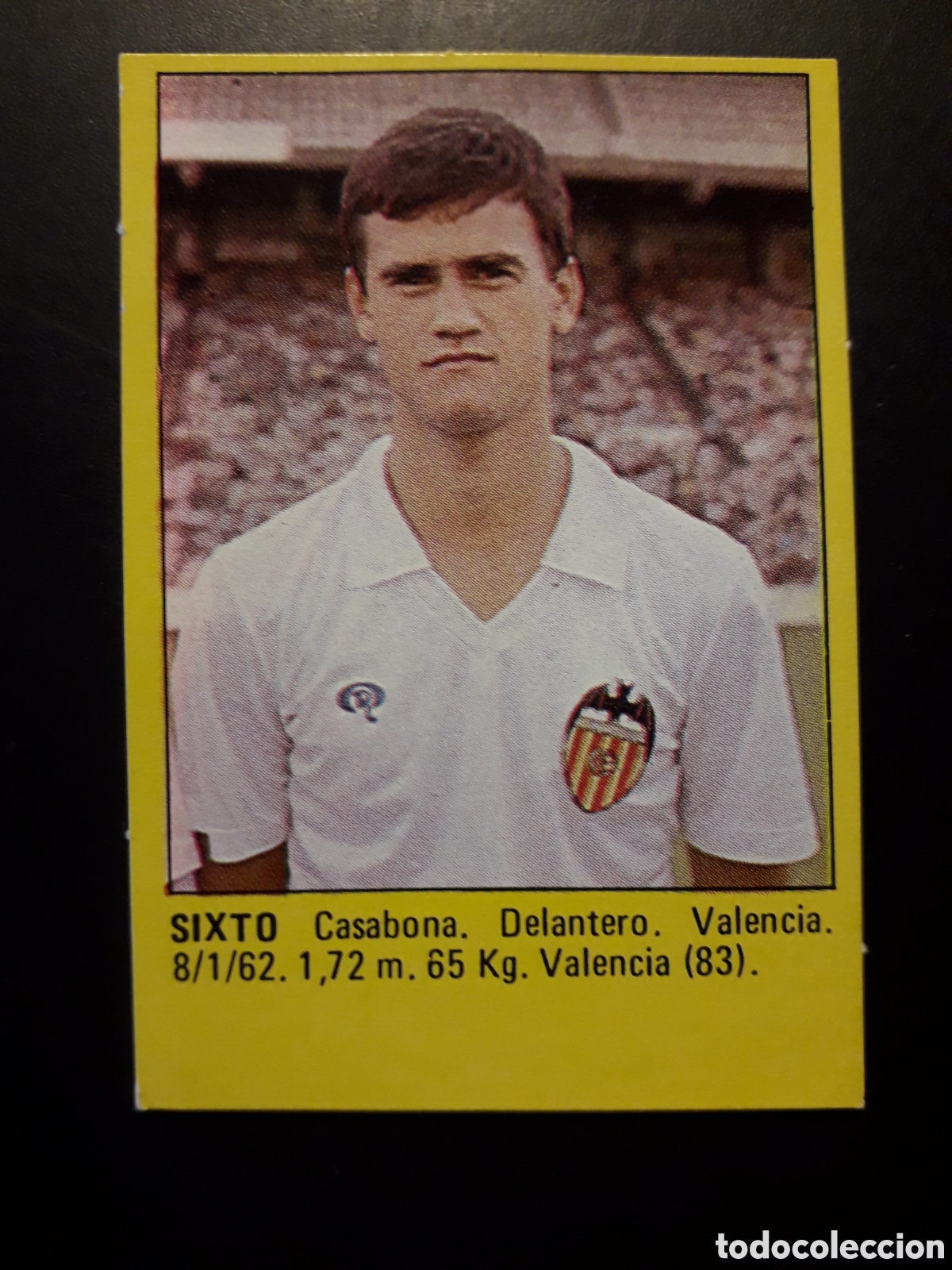 Cromos de f&uacute;tbol: SIXTO (ERROR, ES FERNANDO) VALENCIA CF SUPER F&Uacute;TBOL 84 83-84 1983-1984 ROLL&Aacute;N DESP PEDIDO M&Iacute;NIMO 3&euro;