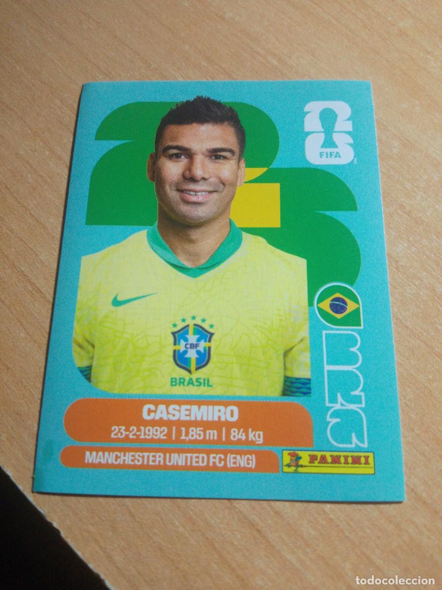 Cromos de f&uacute;tbol: BRA 10 CASEMIRO BRASIL MUNDIAL FIFA WORLD CUP 2026 26 PANINI STICKERS NUEVO