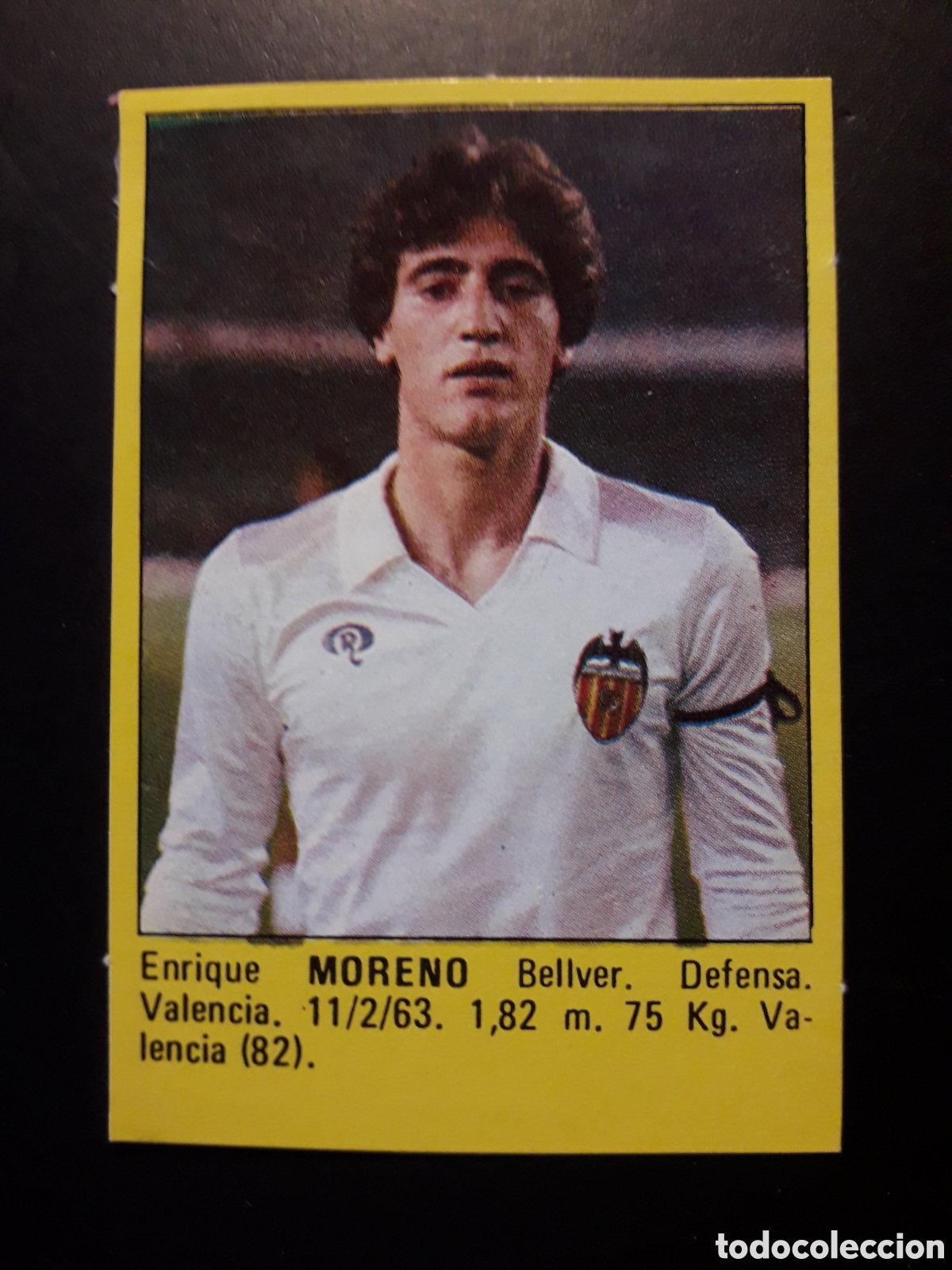 Cromos de f&uacute;tbol: MORENO VALENCIA CF SUPER F&Uacute;TBOL 84 83-84 1983-1984 ROLL&Aacute;N DESPEGADO PEDIDO M&Iacute;NIMO 3&euro;
