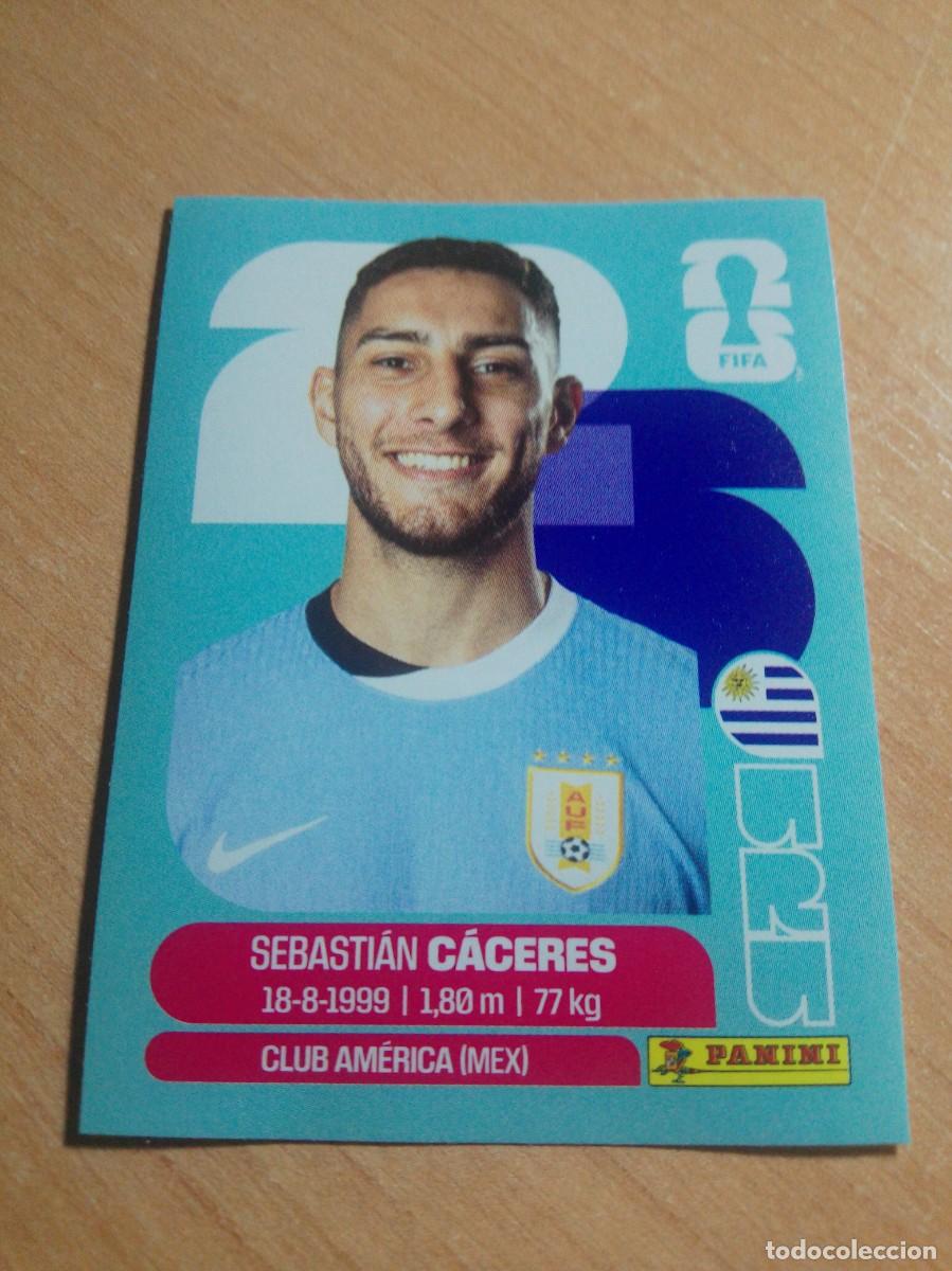 Cromos de f&uacute;tbol: URU 6 CACERES URUGUAY MUNDIAL FIFA WORLD CUP 2026 26 PANINI STICKERS NUEVO