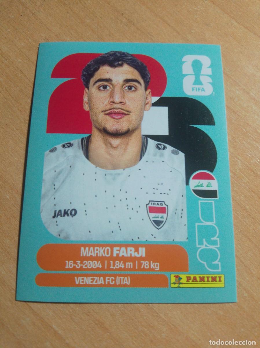 Cromos de f&uacute;tbol: FARJI IRAQ IRQ 16 MUNDIAL FIFA WORLD CUP 2026 26 PANINI STICKERS NUEVO