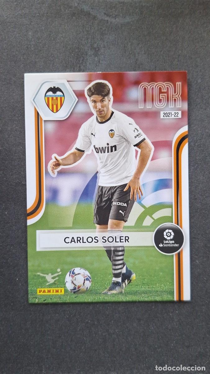 Cromos de f&uacute;tbol: L1 CARLOS SOLER VALENCIA C. F. 335 PANINI MEGACRACKS 2021 2022 21 22