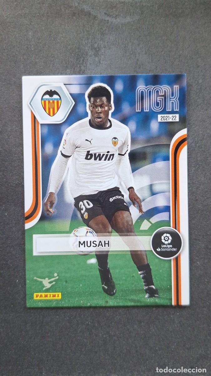Cromos de f&uacute;tbol: L1 MUSAH VALENCIA C. F. 339 PANINI MEGACRACKS 2021 2022 21 22
