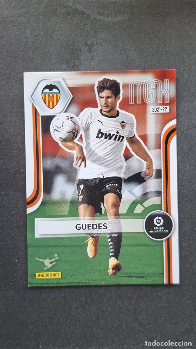Cromos de f&uacute;tbol: L1 GUEDES VALENCIA C. F. 340 PANINI MEGACRACKS 2021 2022 21 22