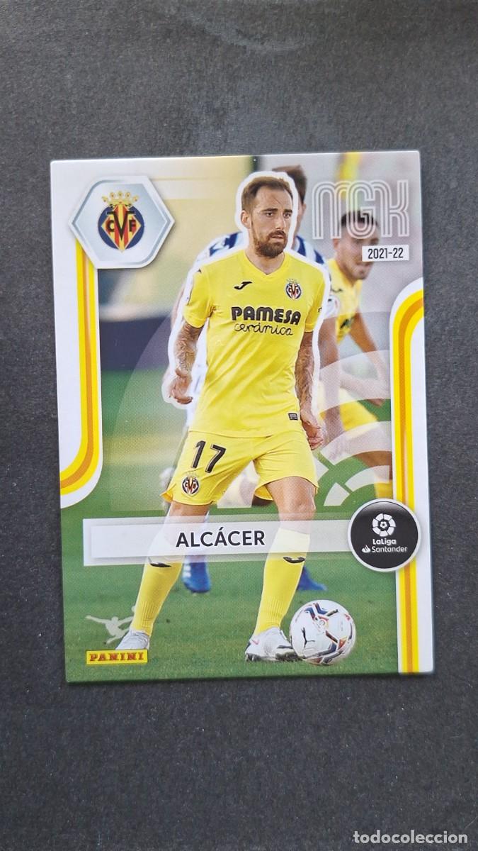 Cromos de f&uacute;tbol: L1 ALCACER VILLARREAL C. F. 358 PANINI MEGACRACKS 2021 2022 21 22