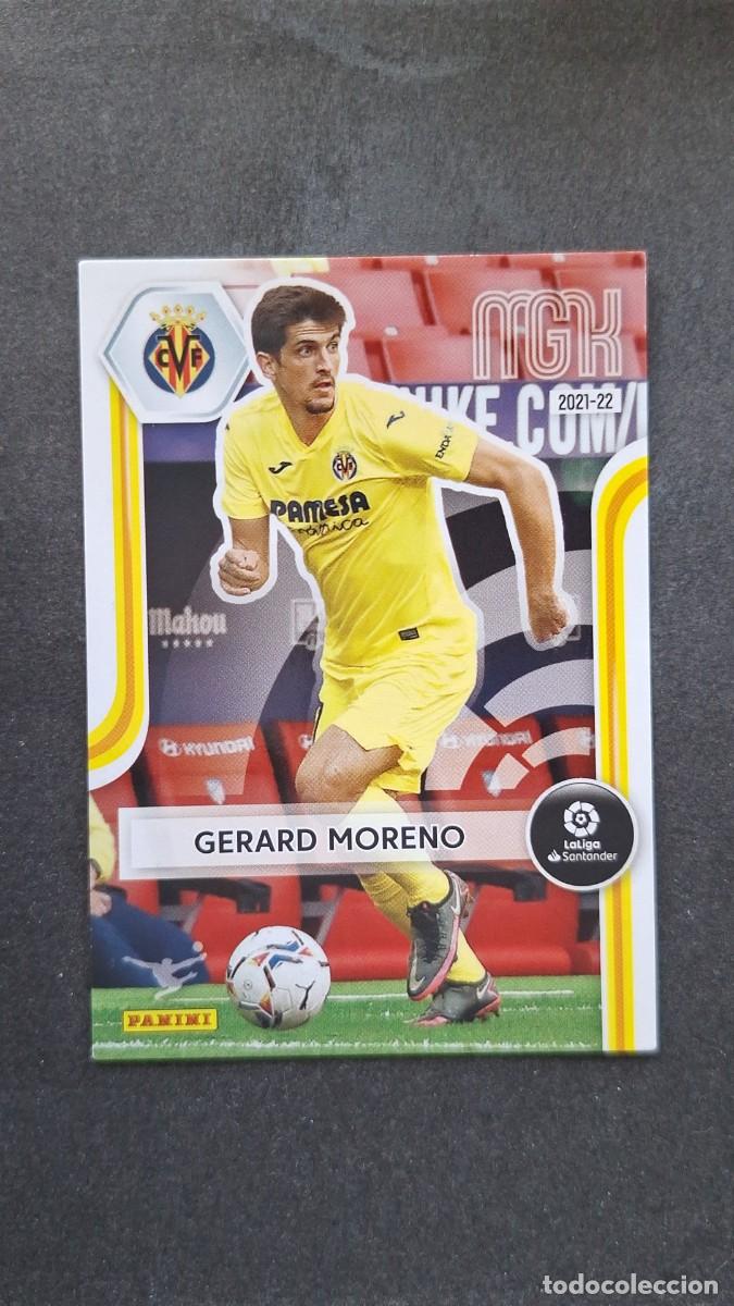 Cromos de f&uacute;tbol: L1 GERARD MORENO VILLARREAL C. F. 359 PANINI MEGACRACKS 2021 2022 21 22