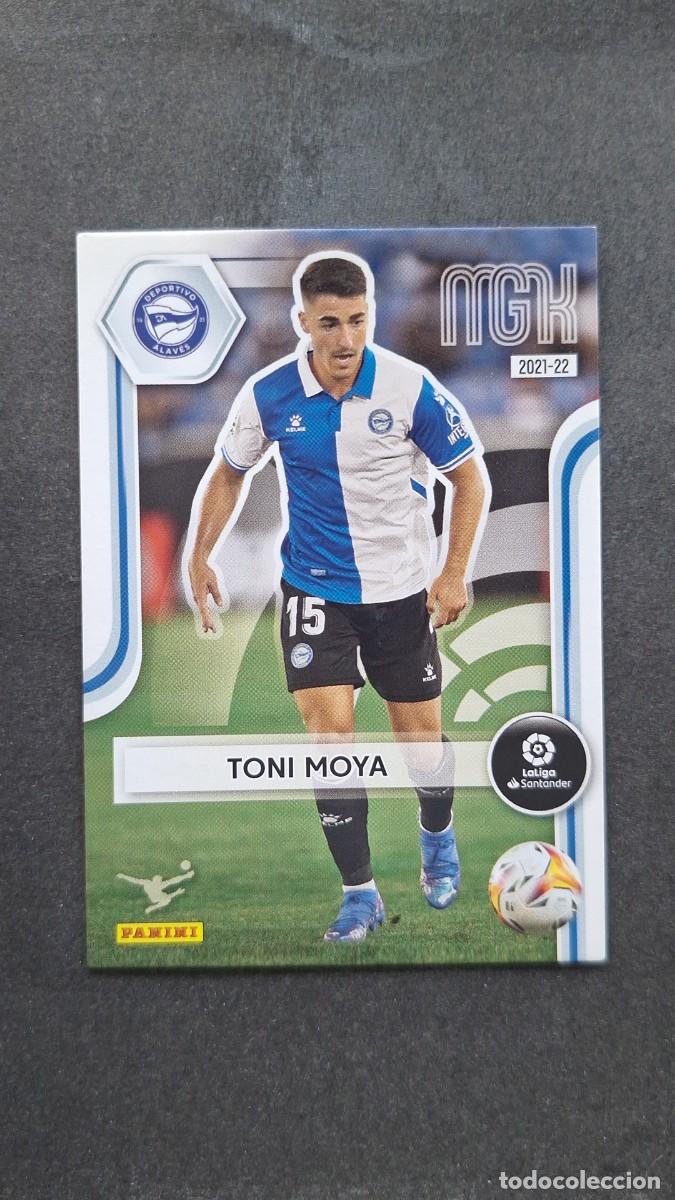 Cromos de f&uacute;tbol: L1 TONI MOYA DEPORTIVO ALAVES 10 PANINI MEGACRACKS 2021 2022 21 22