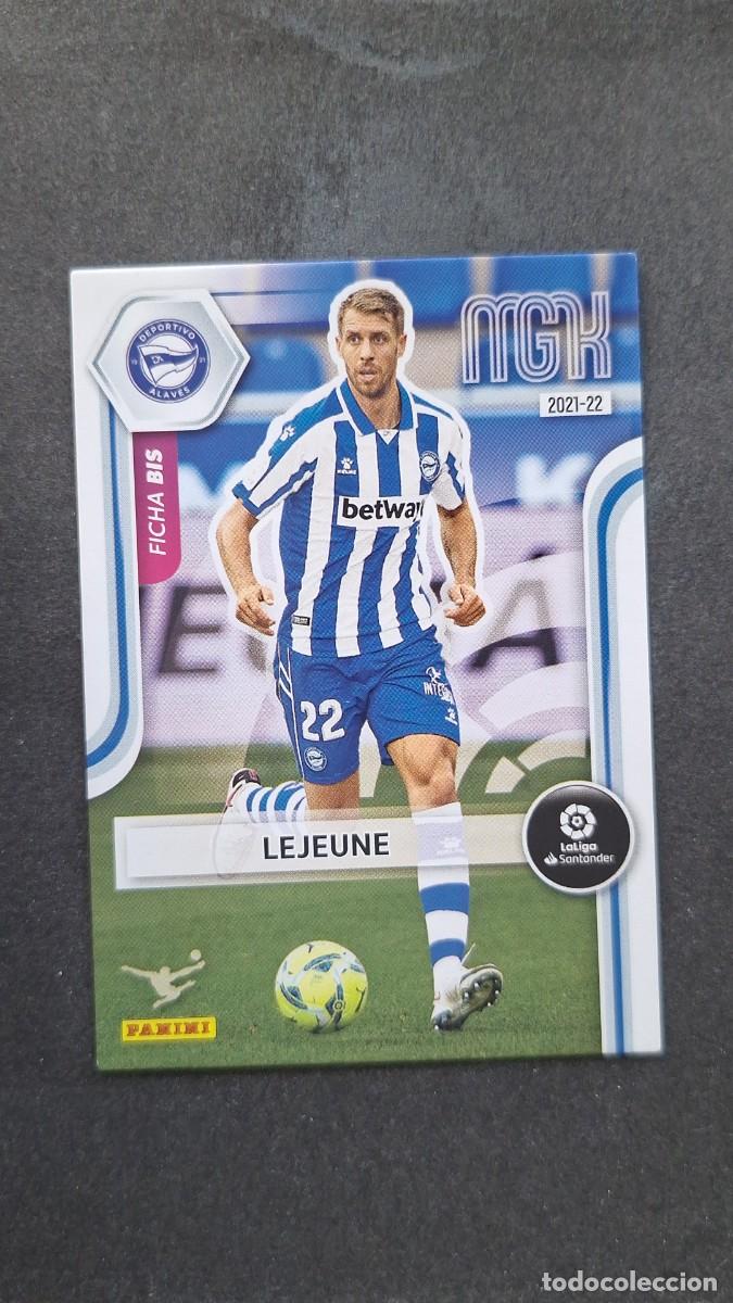 Cromos de f&uacute;tbol: L1 LEJEUNE DEPORTIVO ALAVES 8 FICHA BIS PANINI MEGACRACKS 2021 2022 21 22