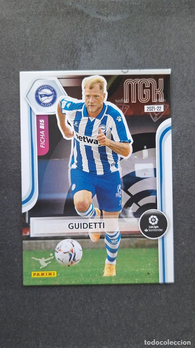 Cromos de f&uacute;tbol: L1 GUIDETTI DEPORTIVO ALAVES 16 FICHA BIS PANINI MEGACRACKS 2021 2022 21 22