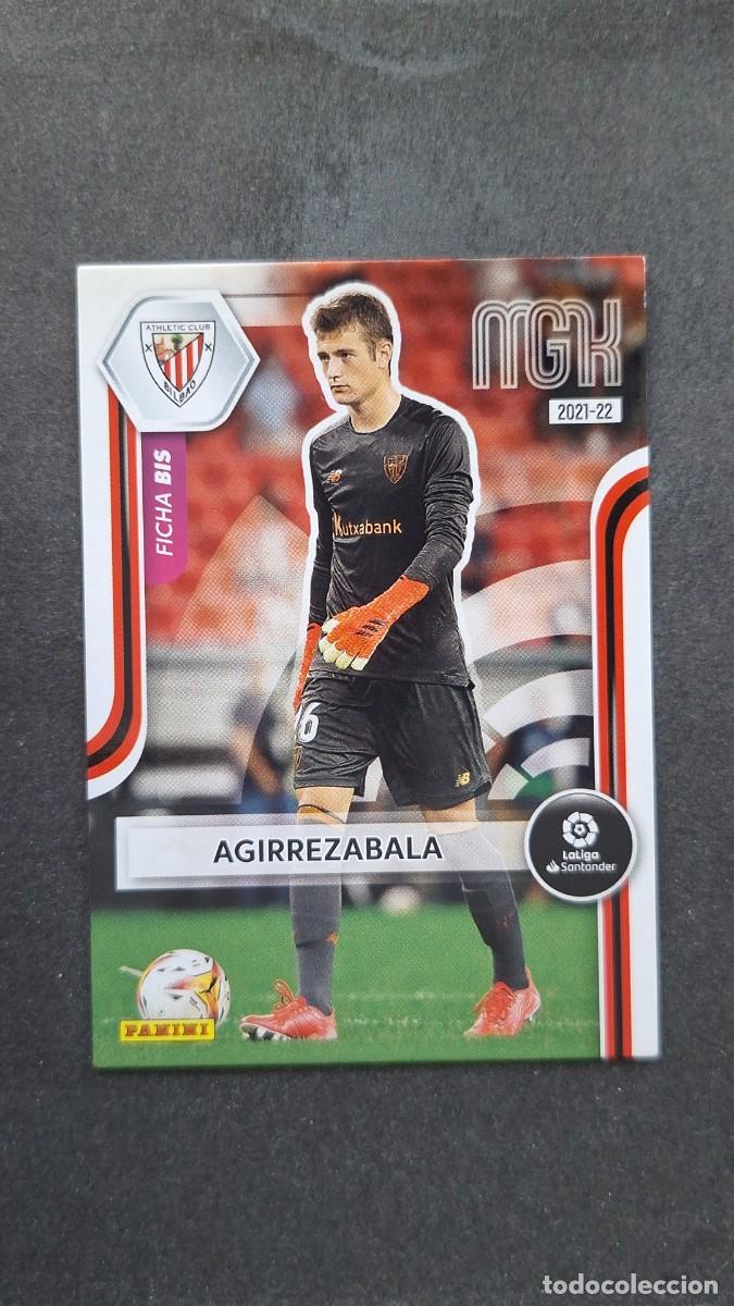 Cromos de f&uacute;tbol: L1 AGIRREZABALA ATHLETIC CLUB DE BILBAO 21 FICHA BIS PANINI MEGACRACKS 2021 2022 21 22