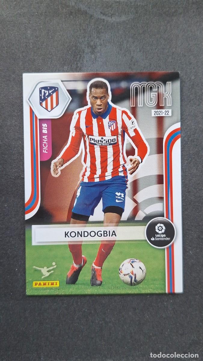 Cromos de f&uacute;tbol: L1 KONDOGBIA ATLETICO DE MADRID 47 FICHA BIS PANINI MEGACRACKS 2021 2022 21 22