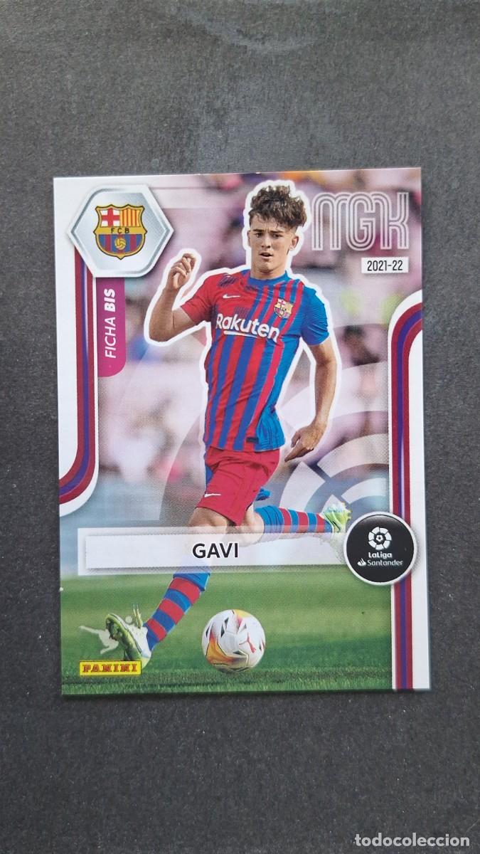 Cromos de f&uacute;tbol: L1 GAVI F. C. BARCELONA 67 FICHA BIS PANINI MEGACRACKS 2021 2022 21 22
