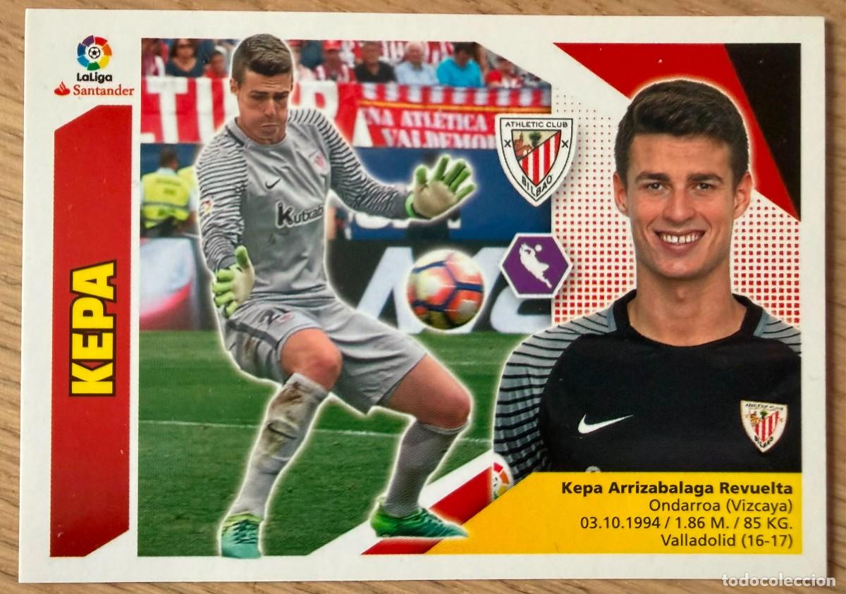 Cromos de Futebol: 1 KEPA ATHLETIC BILBAO 17 18 2017 2018 LIGA SANTANDER COLECCIONES ESTE SIN PEGAR STICKER