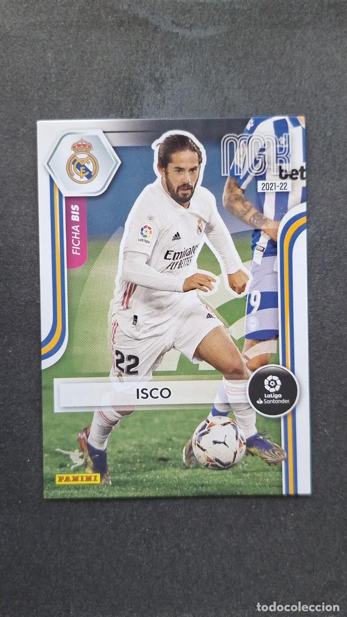 Fu&szlig;ball-Sticker: L1 ISCO REAL MADRID 231 FICHA BIS PANINI MEGACRACKS 2021 2022 21 22