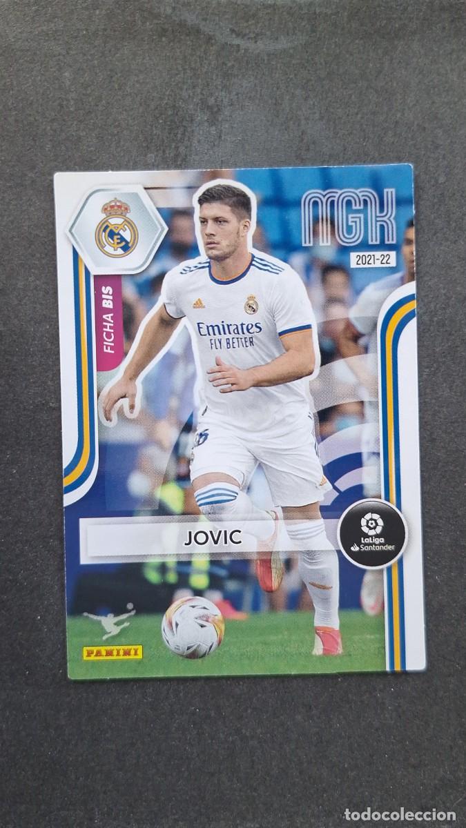 Fu&szlig;ball-Sticker: L1 JOVIC REAL MADRID 234 FICHA BIS PANINI MEGACRACKS 2021 2022 21 22