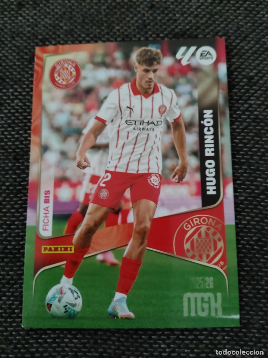 Cromos de f&uacute;tbol: 185 bis Hugo rinc&oacute;n Girona megacracks 2025-36