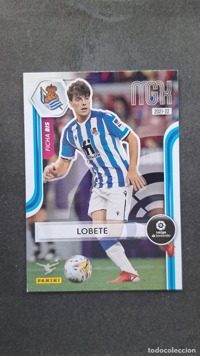 Cromos de f&uacute;tbol: L1 LOBETE REAL SOCIEDAD 306 FICHA BIS PANINI MEGACRACKS 2021 2022 21 22