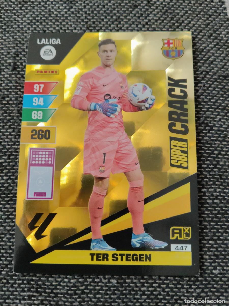 Cromos de f&uacute;tbol: 447 ter stegen super crack Adrenalyn 2023-24