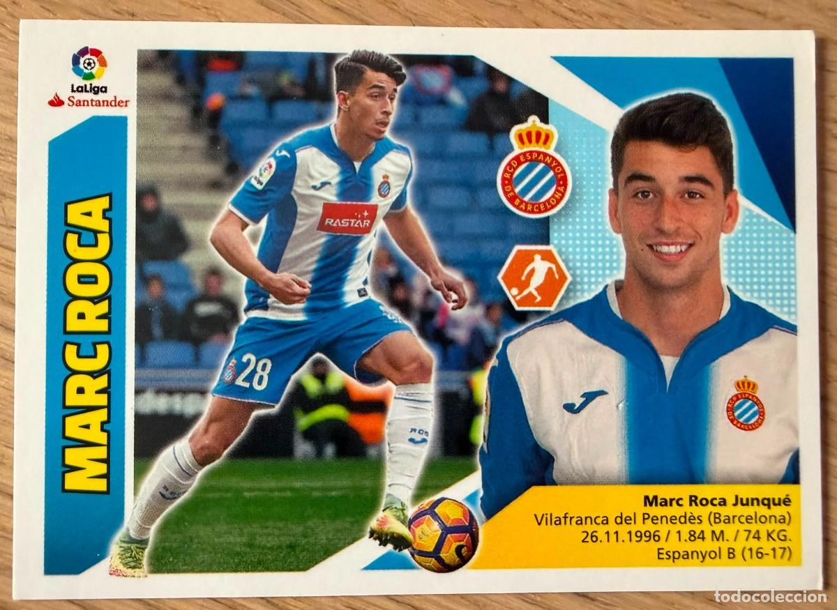 Cromos de f&uacute;tbol: 11A 11 A MARC ROCA ESPANYOL 17 18 2017 2018 LIGA SANTANDER COLECCIONES ESTE SIN PEGAR STICKER