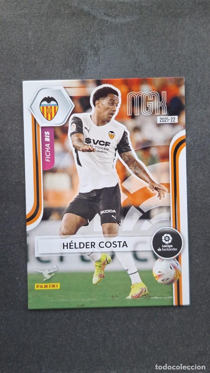 Cromos de f&uacute;tbol: L1 HELDER COSTA VALENCIA C. F. 337 FICHA BIS PANINI MEGACRACKS 2021 2022 21 22