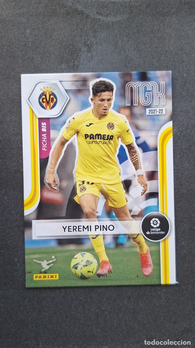 Cromos de f&uacute;tbol: L1 YEREMI PINO VILLARREAL C. F. 358 FICHA BIS PANINI MEGACRACKS 2021 2022 21 22