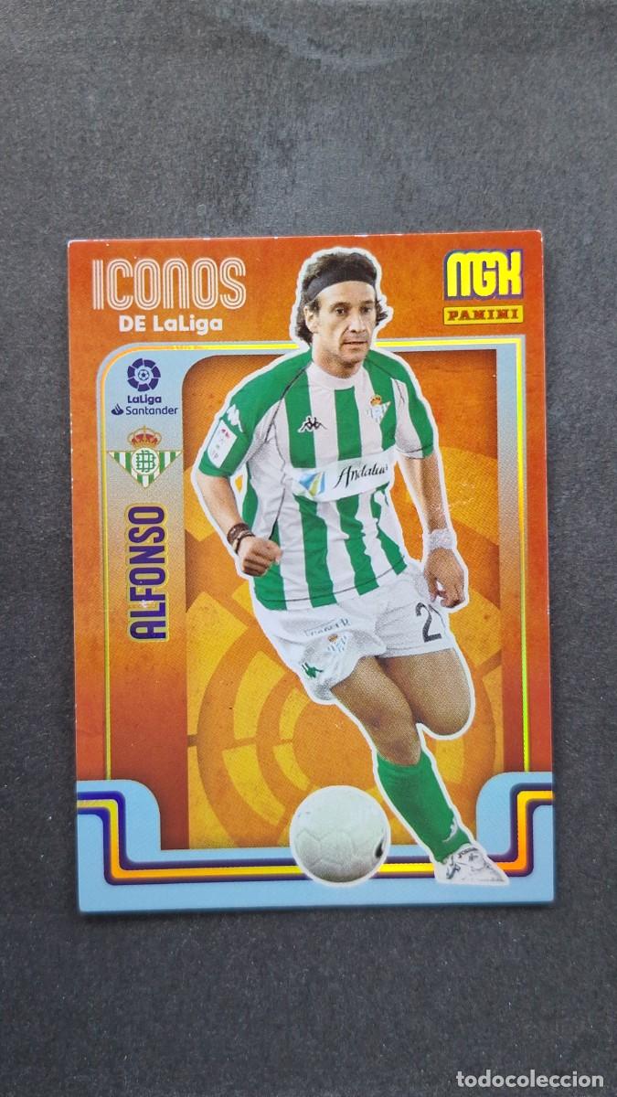 Cromos de f&uacute;tbol: L1 ALFONSO REAL BETIS BALOMPIE ICONOS DE LA LIGA 407 PANINI MEGACRACKS 2021 2022 21 22