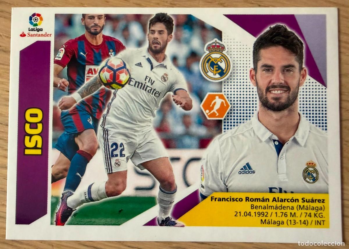 Cromos de f&uacute;tbol: 11 ISCO REAL MADRID 17 18 2017 2018 LIGA SANTANDER COLECCIONES ESTE SIN PEGAR STICKER