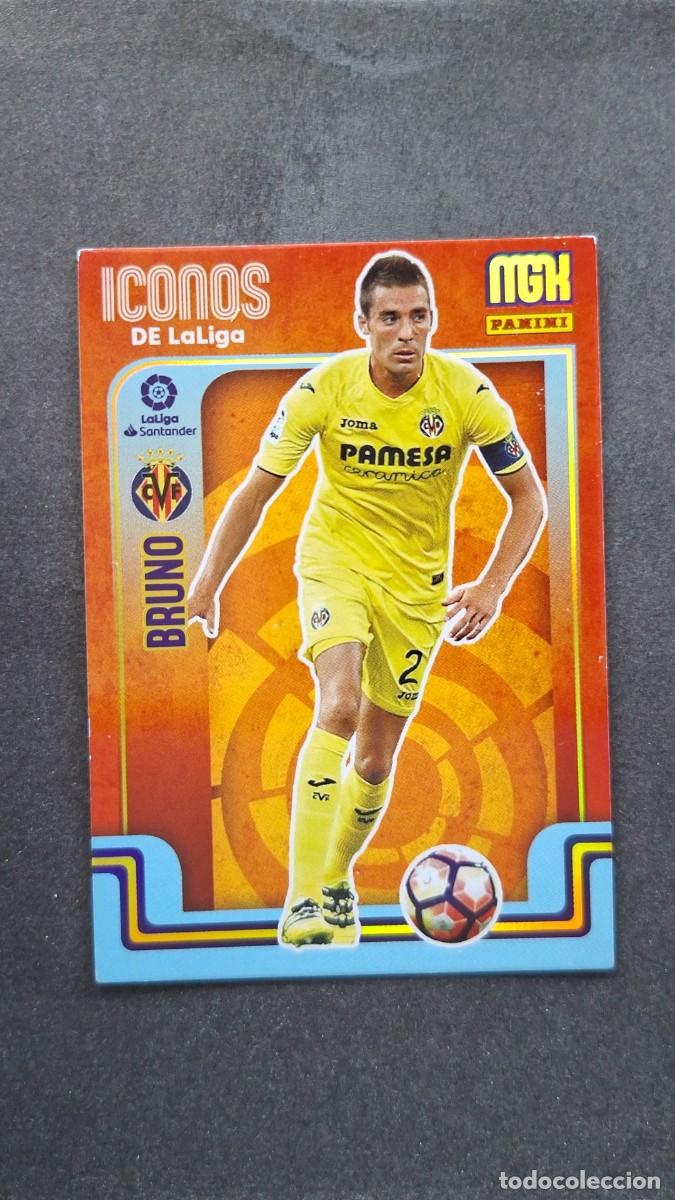 Cromos de f&uacute;tbol: L1 BRUNO VILLARREAL C. F. ICONOS DE LA LIGA 410 PANINI MEGACRACKS 2021 2022 21 22