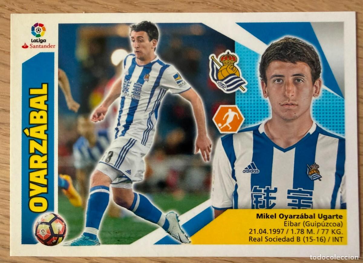 Cromos de f&uacute;tbol: 13 OYARZABAL REAL SOCIEDAD 17 18 2017 2018 LIGA SANTANDER COLECCIONES ESTE SIN PEGAR STICKER