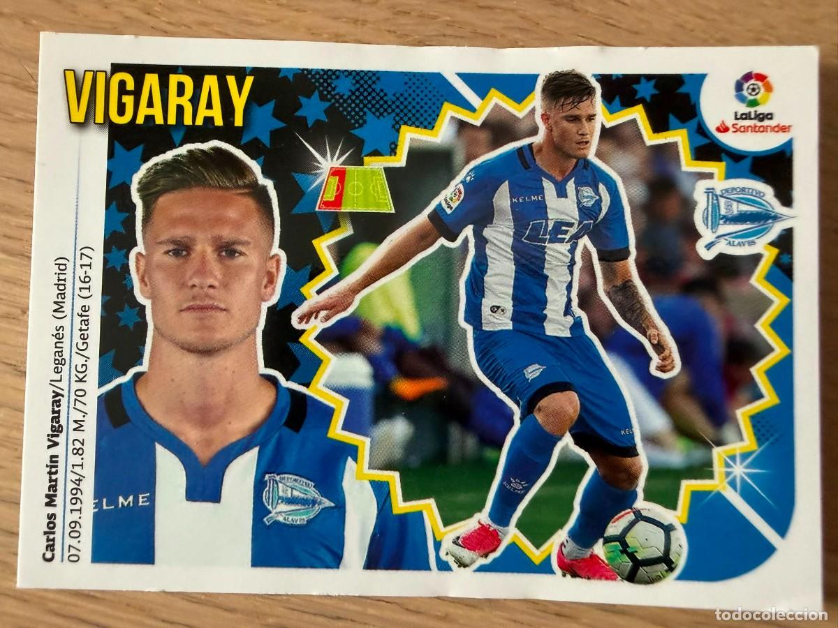 Cartes &agrave; collectionner de Football: 3B 3 B VIGARAY ALAVES 18 19 2018 2019 LIGA SANTANDER COLECCIONES ESTE SIN PEGAR STICKER