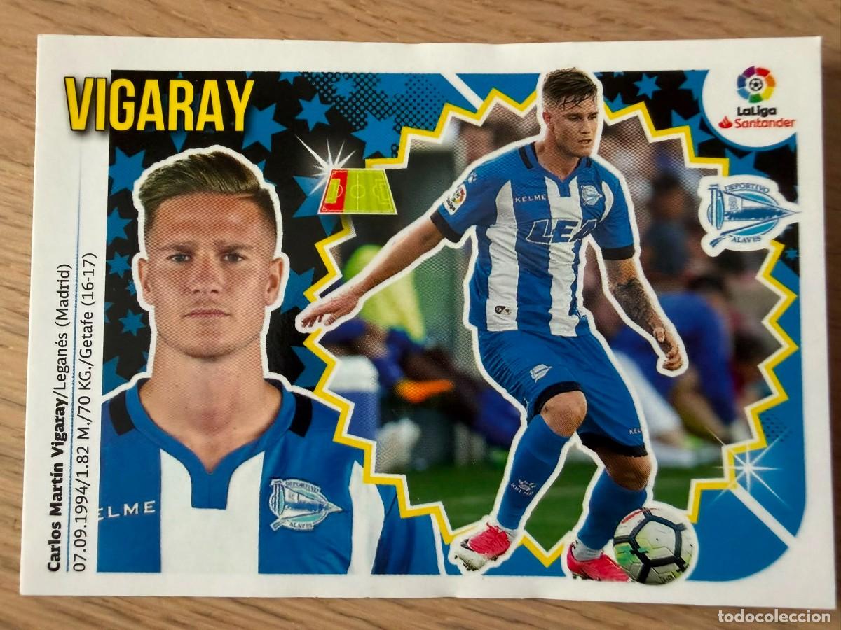 Cartes &agrave; collectionner de Football: 3B 3 B VIGARAY ALAVES 18 19 2018 2019 LIGA SANTANDER COLECCIONES ESTE SIN PEGAR STICKER
