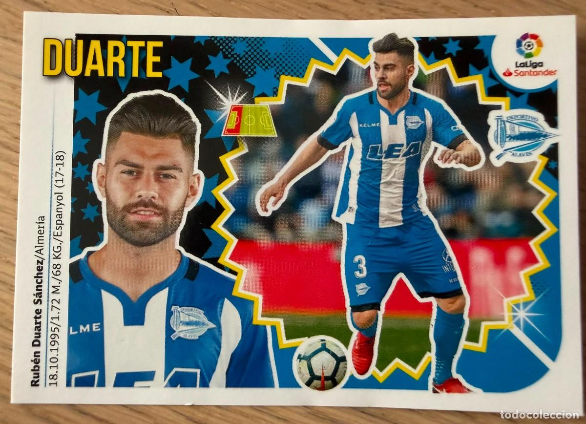 Football Stickers: 7 DUARTE ALAVES 18 19 2018 2019 LIGA SANTANDER COLECCIONES ESTE SIN PEGAR STICKER