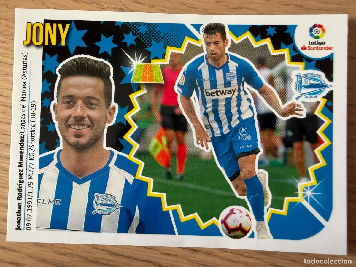 Football Stickers: 12 JONY ALAVES 18 19 2018 2019 LIGA SANTANDER COLECCIONES ESTE SIN PEGAR STICKER