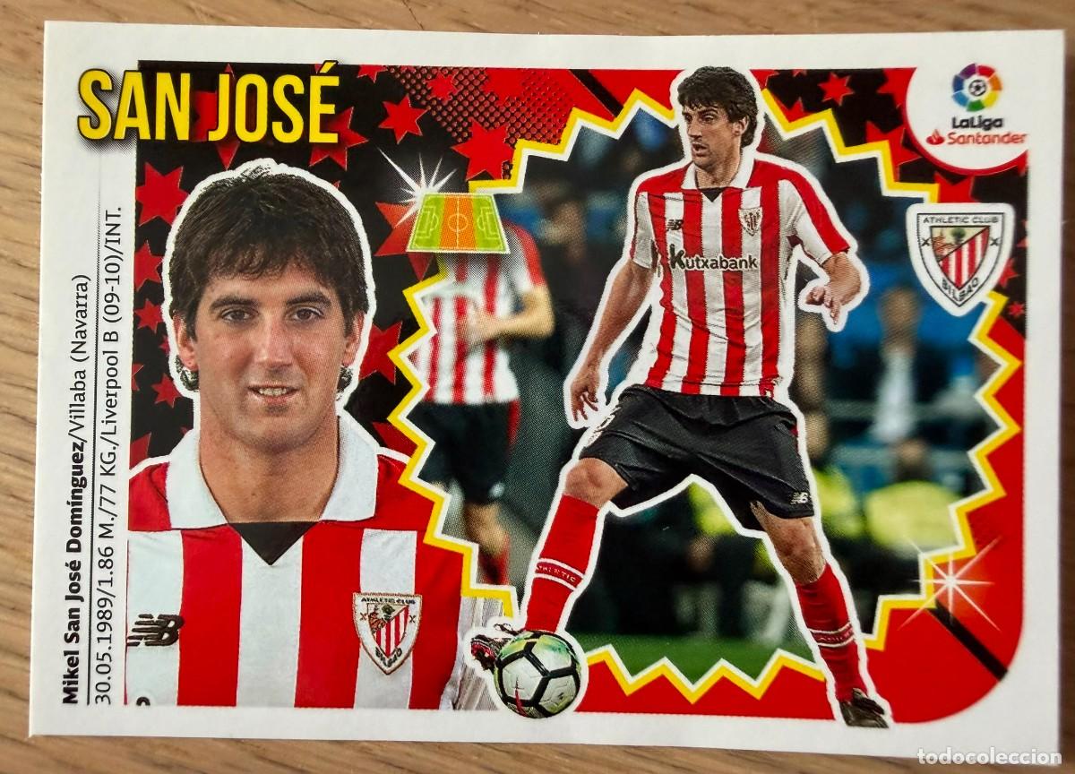 Cromos de f&uacute;tbol: 8A 8 A SAN JOSE ATHLETIC BILBAO 18 19 2018 2019 LIGA SANTANDER COLECCIONES ESTE SIN PEGAR STICKER