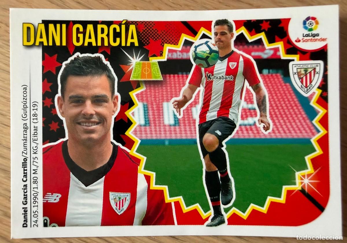 Cromos de f&uacute;tbol: 9 DANI GARCIA ATHLETIC BILBAO 18 19 2018 2019 LIGA SANTANDER COLECCIONES ESTE SIN PEGAR STICKER