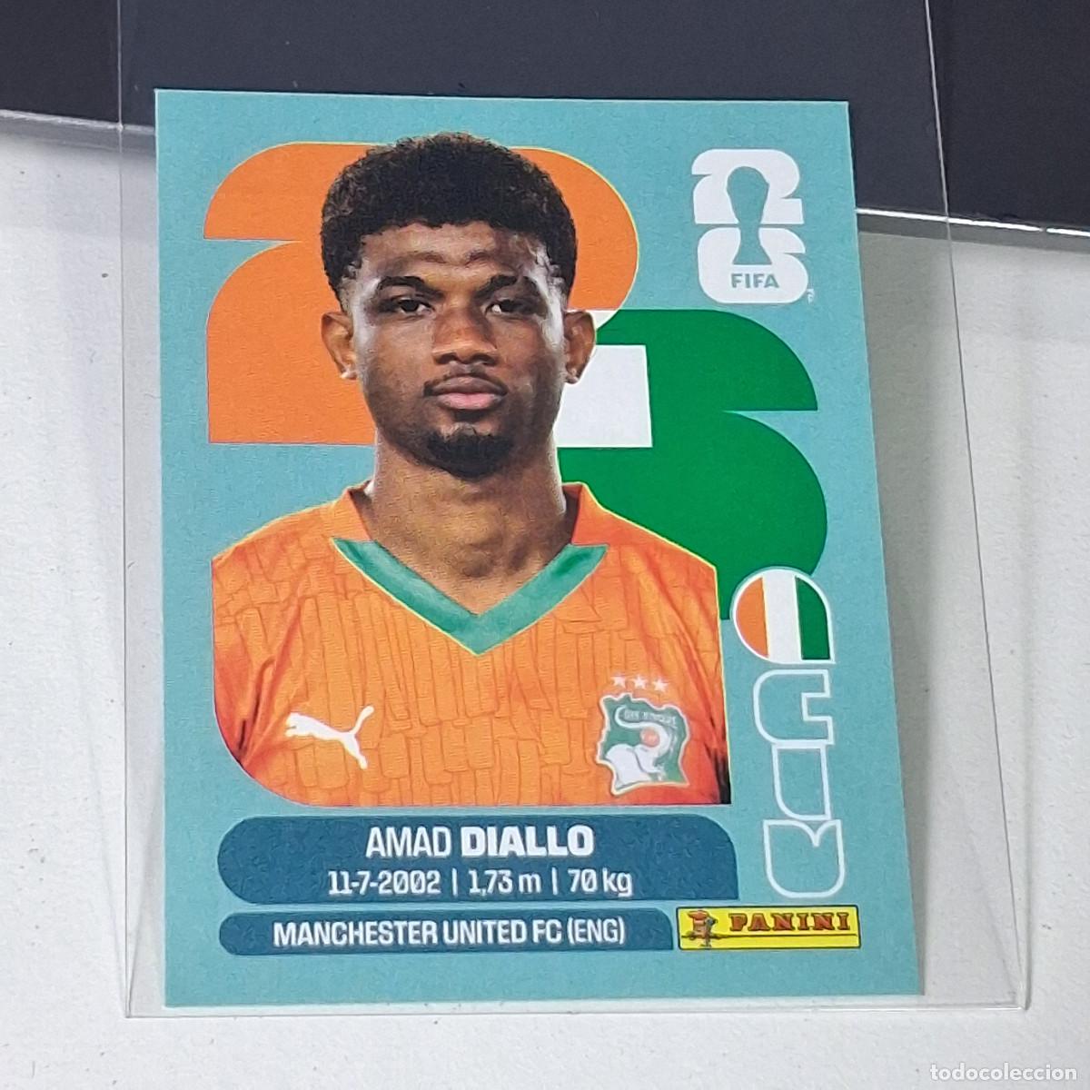 Cromos de f&uacute;tbol: B38 CIV15 AMAD DIALLO 15 CIV COSTA DE MARFIL IVORY MUNDIAL FIFA WORLD CUP 2026 STICKER PANINI