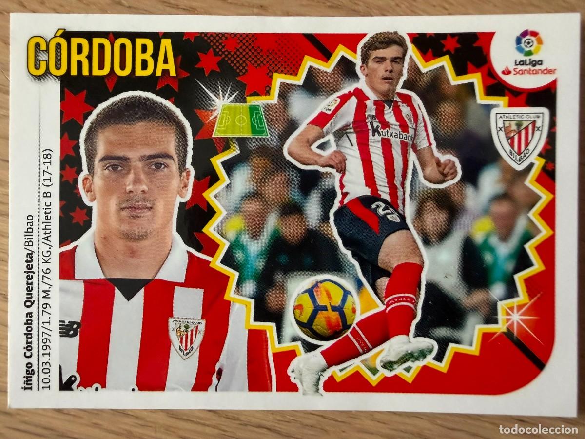 Cromos de f&uacute;tbol: 14 CORDOBA ATHLETIC BILBAO 18 19 2018 2019 LIGA SANTANDER COLECCIONES ESTE SIN PEGAR STICKER