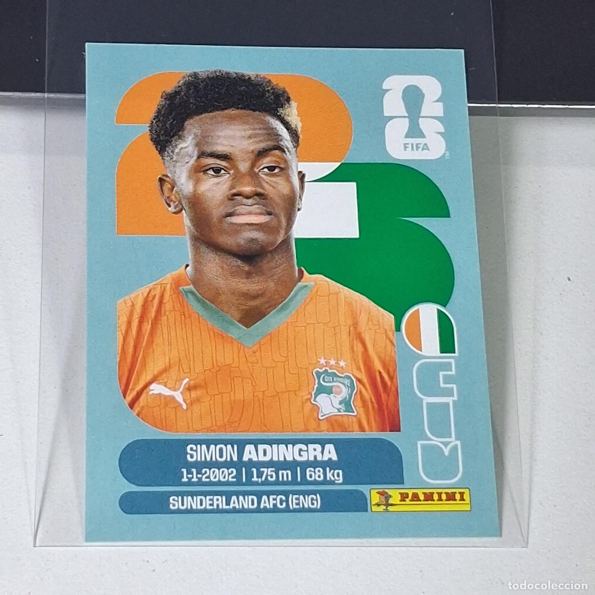 Cromos de f&uacute;tbol: B38 CIV 17 CIV17 SIMON ADINGR COSTA DE MARFIL IVORY COAST MUNDIAL FIFA WORLD CUP 2026 STICKER PANINI