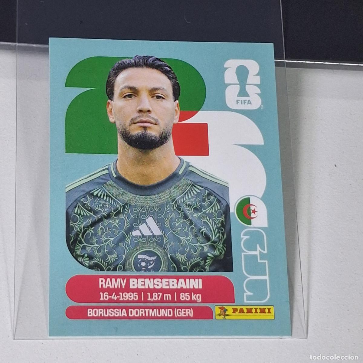 Cromos de f&uacute;tbol: B38 ALG 3 ALG3 RAMY BENSEBAINI ARGELIA ALGERIA ALG MUNDIAL FIFA WORLD CUP 2026 STICKER PANINI