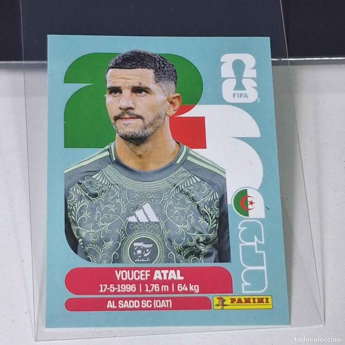 Cromos de f&uacute;tbol: B38 ALG4 YOUCEF ATAL 4 ARGELIA ALGERIA ALG MUNDIAL FIFA WORLD CUP 2026 STICKER PANINI